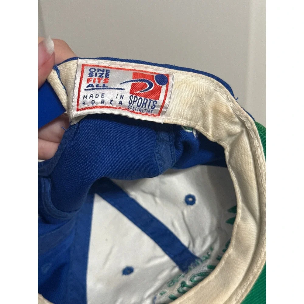 Vintage 90s Dallas Mavericks Snapback Hat Sports Specialties NBA Mavs Cap Retro
